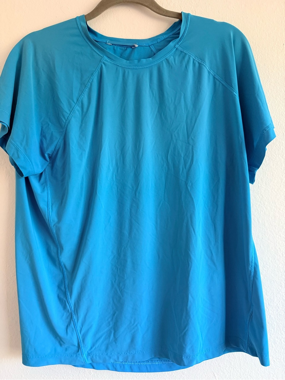 Athleta Ultimate Training Performance Short-Sleeve Shirt - Blue